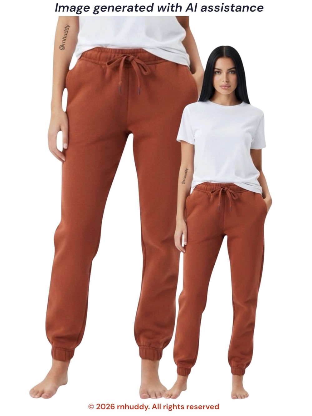WeWoreWhat XS rust jogger